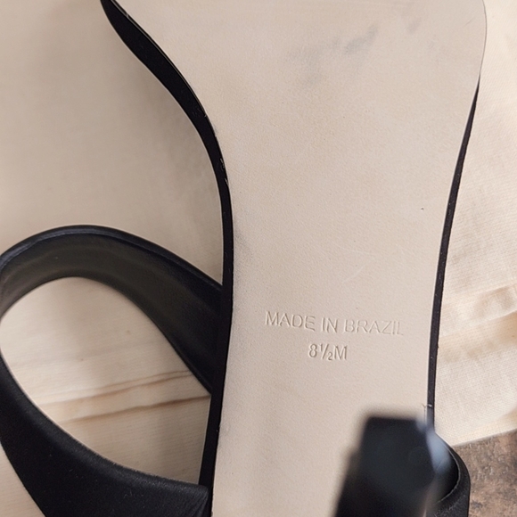 Steve Madden Black and Clear Women's Sandals - Picture 5 of 6